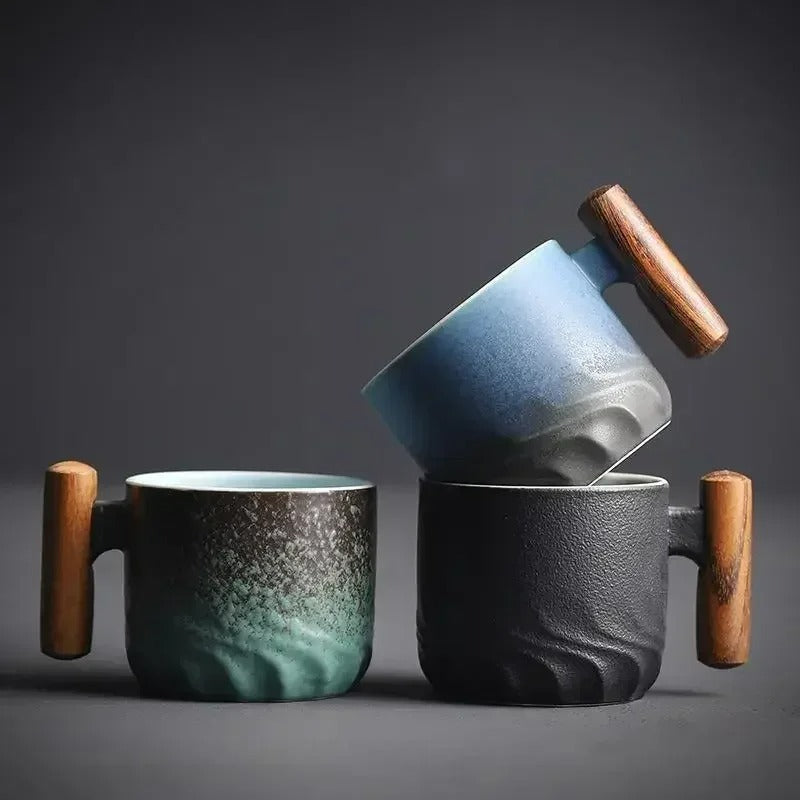 Keramiktasse | Antihaft | Ergonomischer Griff | Keramik