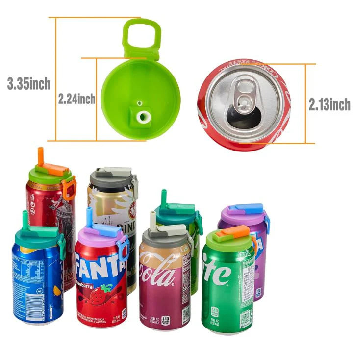 Can-Deckel | Antihaft | Auslaufsicherer Schutz | Kunststoff (4PIECES)