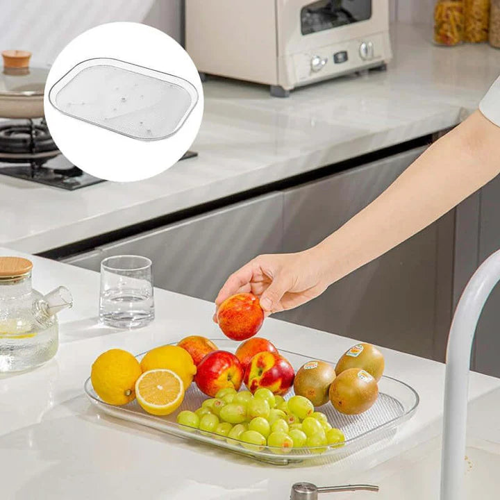 Drehbares Kühlregal, 360° Rotierender Organizer, Platzsparender Aufbewahrungsständer