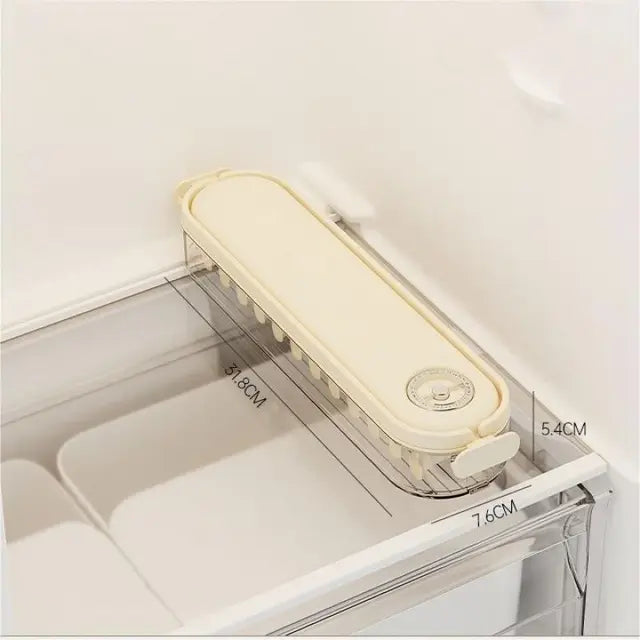 Stapelbare Aufbewahrungsbox für Kühlschrank, mit Deckel für Frische, modulare Lagerung