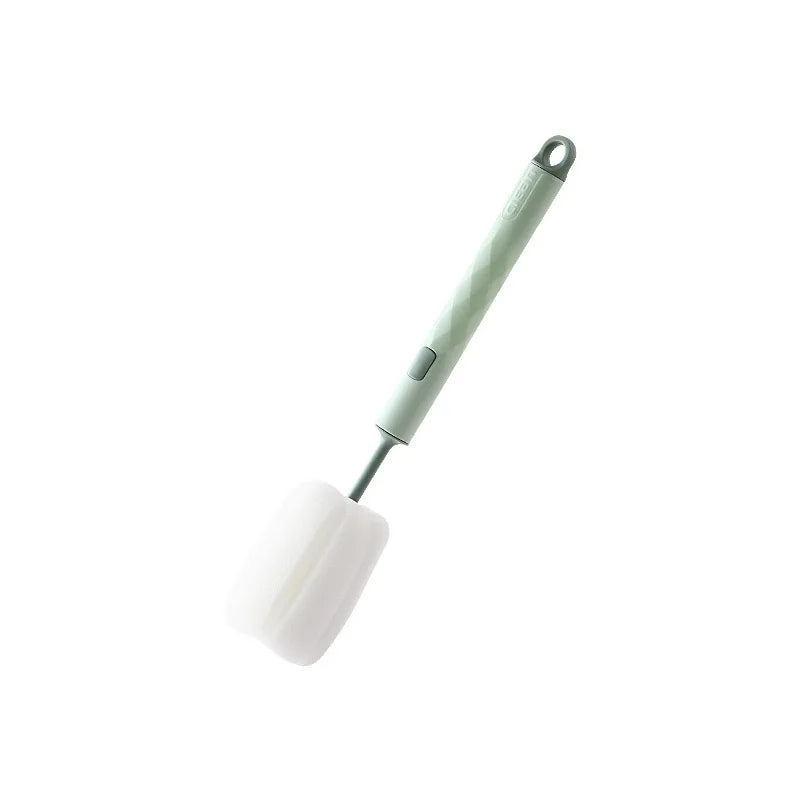 2er Set Soft Sponge Cup Brush, Lange Griffe, Flaschen- & Glasbürste für Reinigung von Gläsern, Tassen und Flaschen – Spülbürste für Küche