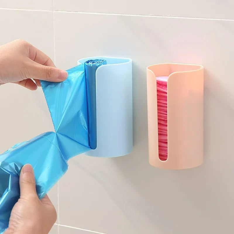 2 Stuks Wandmontierte Aufbewahrungsbox für Müllbeutel – Platzsparender Organizer für die Küche