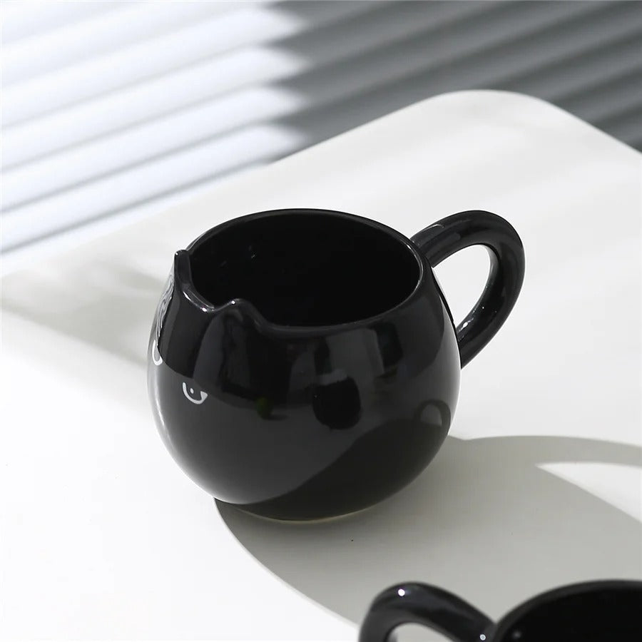 Katvormige Keramische Beker, Creatieve Mok, 380Ml Koffie En Drinkbeker