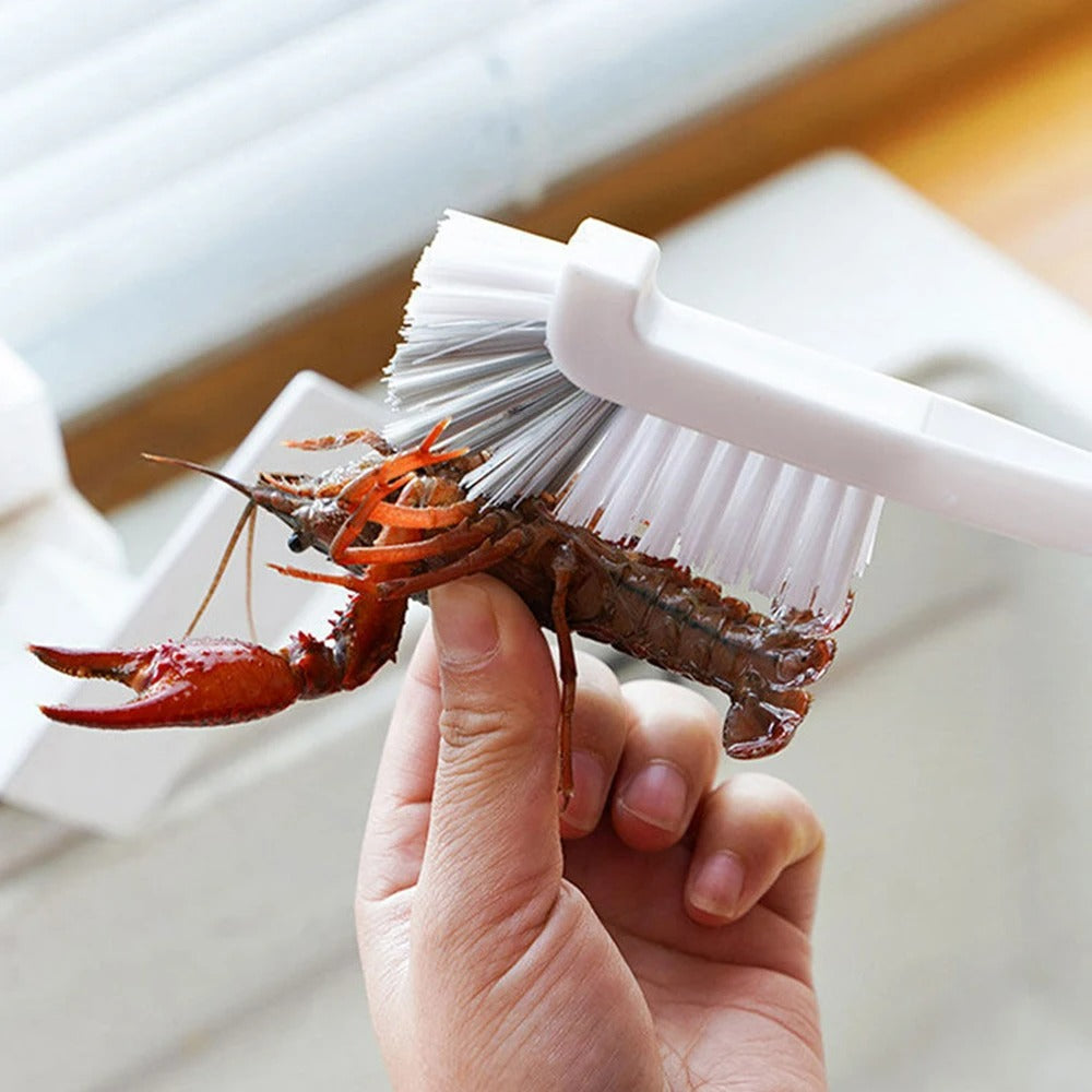 Japanische Bekerborstel mit langem Griff, flexible Reinigungsbürste für Tassen und Flaschen, rotierbarer Kopf, Wandhängend