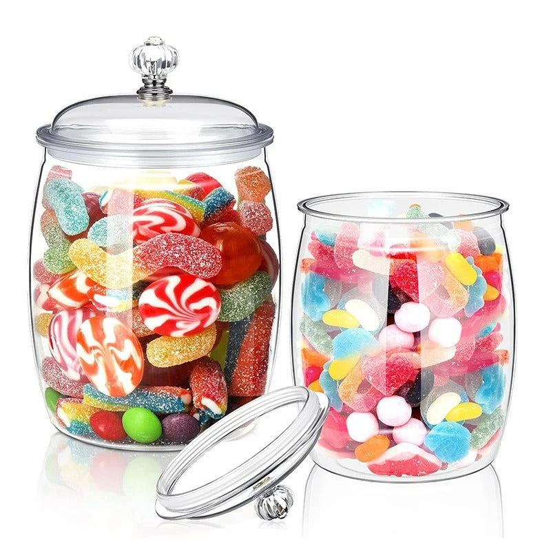 Aufbewahrungsbehälter aus Kunststoff für Mehl & Snacks – Luftecht, Transparent, Hitzebeständig, 2.2/3.8/6.5L