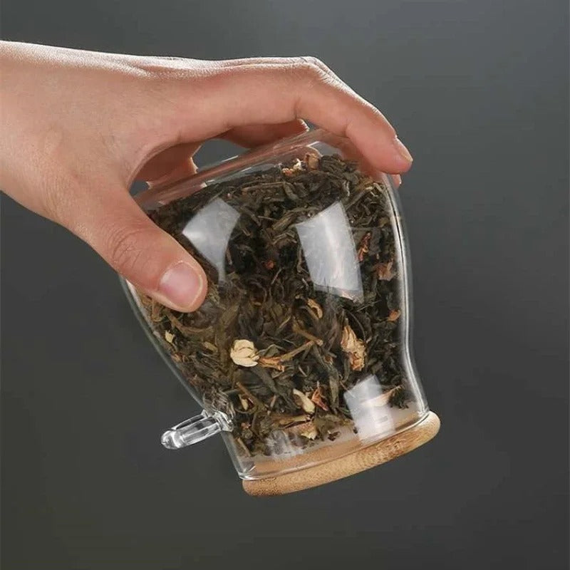 Luftdichter Glasbehälter mit Deckel für Lebensmittelaufbewahrung, 350ml, 600ml, 1000ml