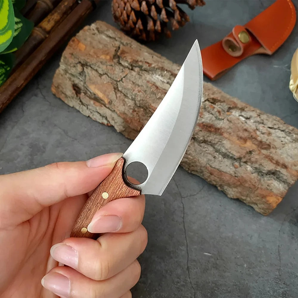 Handgeschmiedetes Küchenmesser – BBQ Hackmesser, Schlachtermesser, Allzweckmesser für Fleisch, Gemüse und Obst
