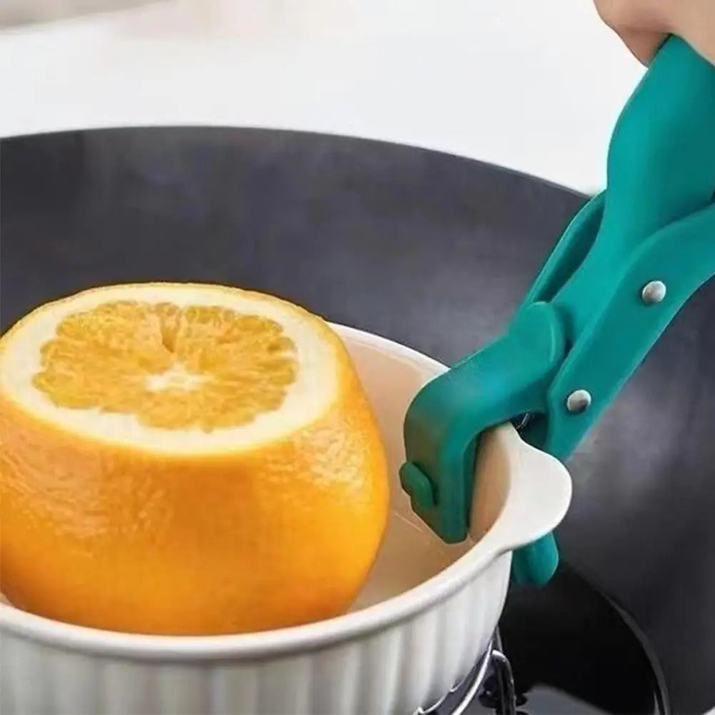 Multifunktionale Anti-Scald Bowl Holder Clip – Silikon & Nylon, Rutschfestes Küchenzubehör