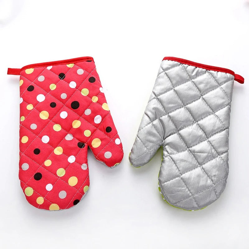 Magnetron Ofen Handschuhe, Isolierte Bakhandschuhe, Antislip & Hitzebeständig, Kreative Küche, 1 Paar