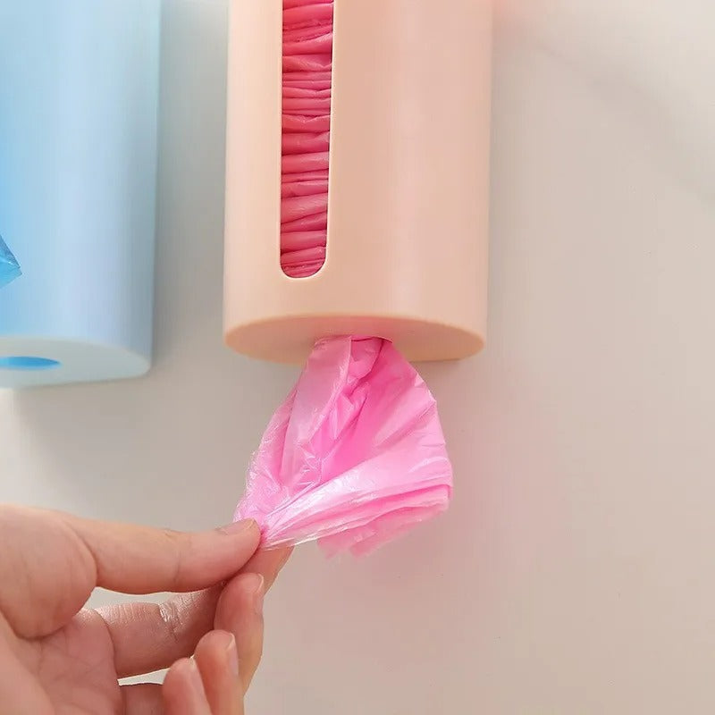 2 Stuks Wandmontierte Aufbewahrungsbox für Müllbeutel – Platzsparender Organizer für die Küche