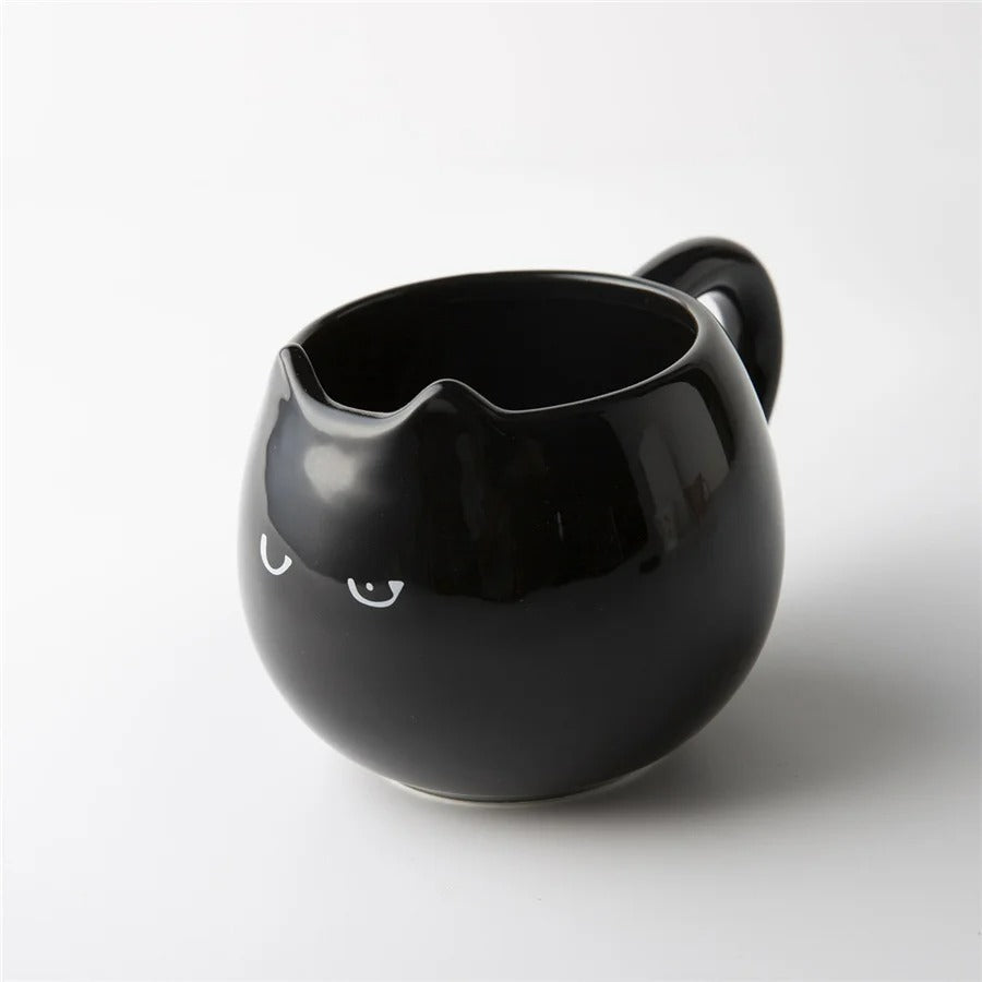 Katvormige Keramische Beker, Creatieve Mok, 380Ml Koffie En Drinkbeker