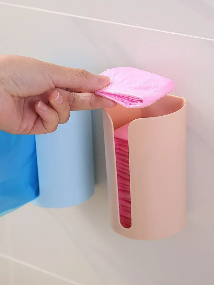 2 Stuks Wandmontierte Aufbewahrungsbox für Müllbeutel – Platzsparender Organizer für die Küche