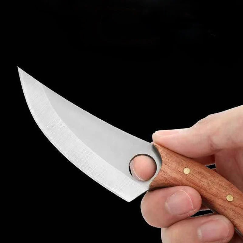 Handgeschmiedetes Küchenmesser – BBQ Hackmesser, Schlachtermesser, Allzweckmesser für Fleisch, Gemüse und Obst