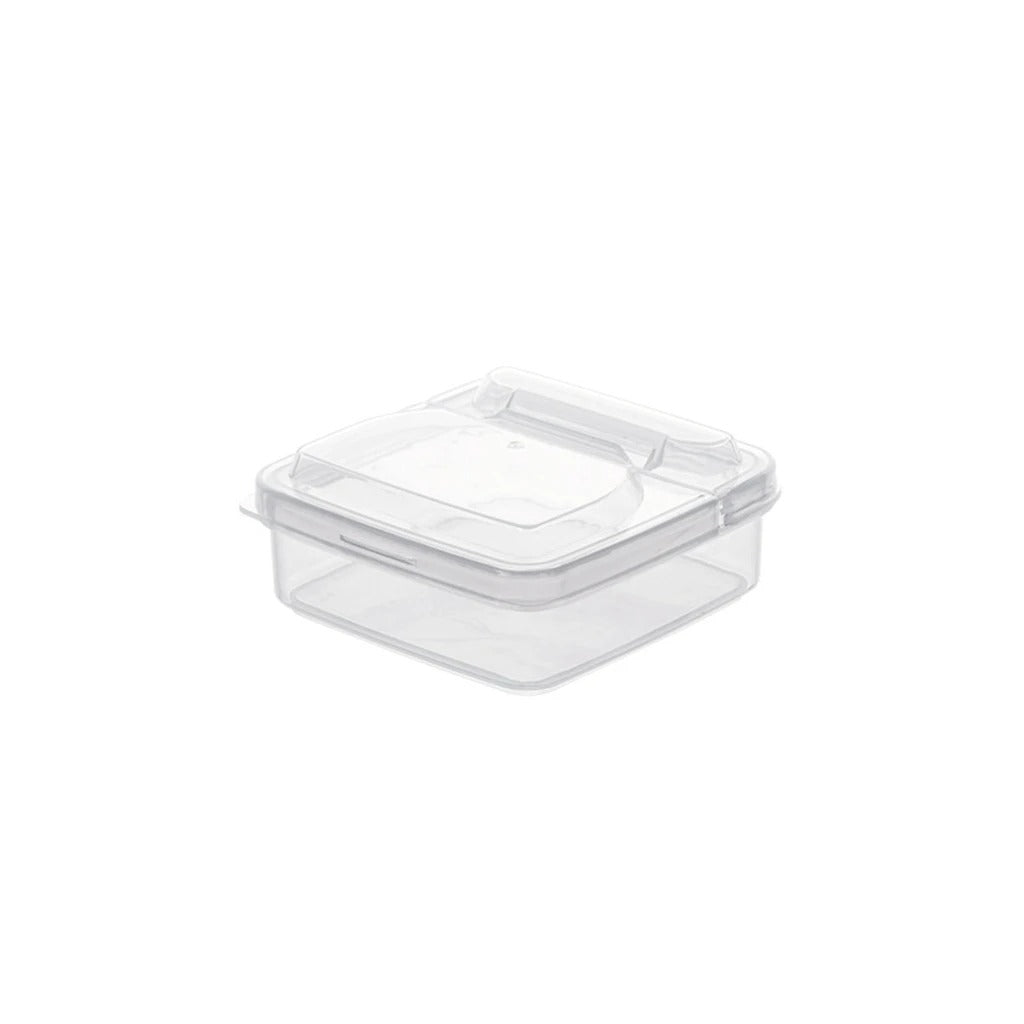 2er Set Aufbewahrungsbox für Butter und Käse – Transparente Kühlschrankbox, Frischhaltebox für Obst, Gemüse und Lebensmittel