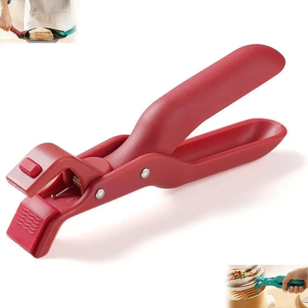 Multifunktionale Anti-Scald Bowl Holder Clip – Silikon & Nylon, Rutschfestes Küchenzubehör
