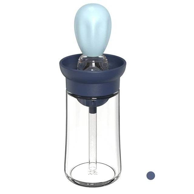 Siliconen Ölflasche mit Bürstenkopf – 180ml, Präzise Dosierung für Küche & BBQ