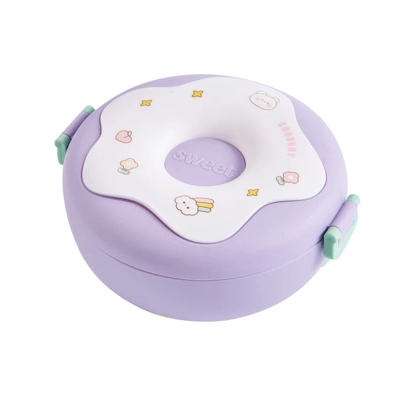 Kinder Bento Lunchbox | Auslaufsicher | 1000 ml Fassungsvermögen | Kunststoff