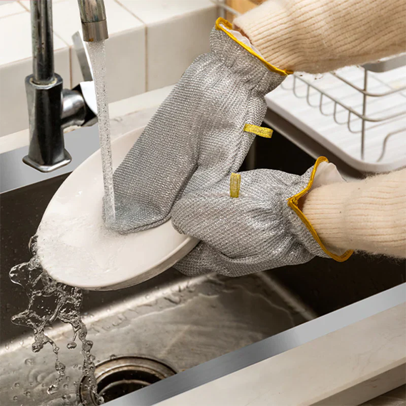 Spülhandschuhe – Silikon & Hitzebeständig – Wiederverwendbar & Spülmaschinenfest