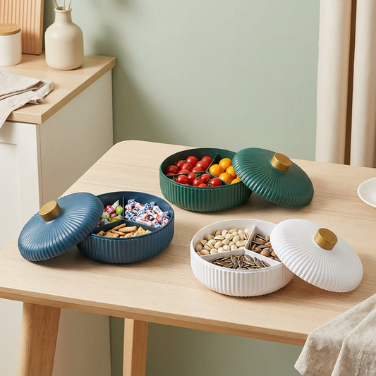 Snackbox mit vier Fächern