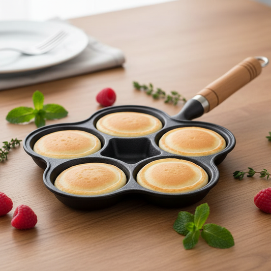 Eierpfanne mit 5 Mulden