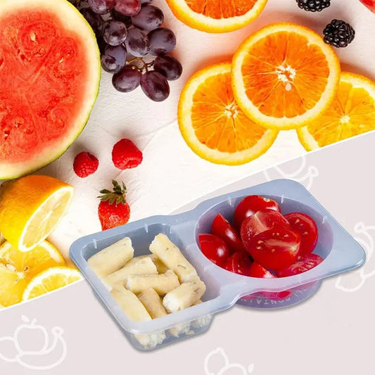 10er-Set Wiederverwendbare Snackbehälter (130 ml) – Mit Doppelkammer & Auslaufschutz Mivoza Deutschland