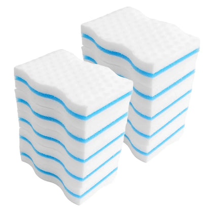 10er Set Magische Reinigungsschwämme – Doppelte Kompression, Hochdichtes Melamin, 10x6 cm
