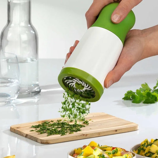 Küchen-Gemüseschneider aus Edelstahl – Knoblauch, Kräuter & Zwiebel Chopper