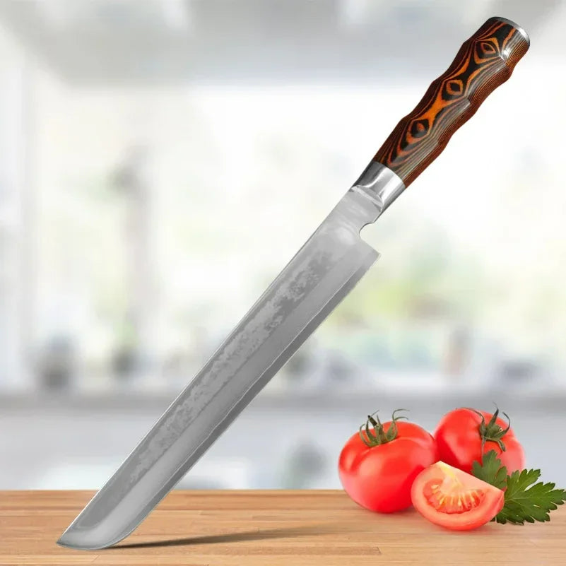 8-Zoll Küchenmesser aus Damaszenerstahl – Rasiermesserscharfes Chefmesser für Fleisch, Fisch & Gemüse