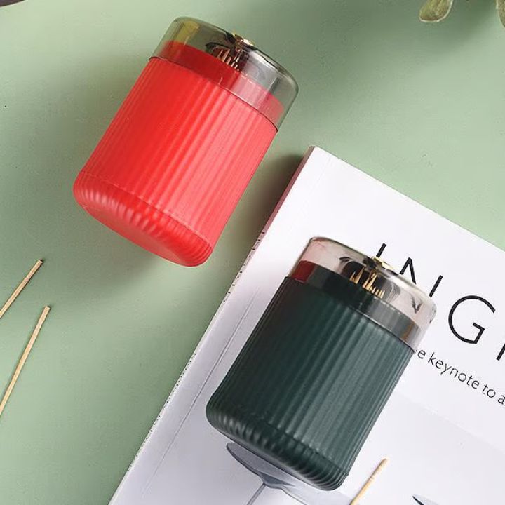 Automatischer Pop-up Zahnstocher Spender – Hygienisch, Einfach zu Handhaben, 2 Stück Set