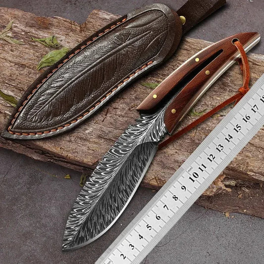 Multifunktionales Küchenmesser aus Kohlenstoffstahl – Outdoor, Camping, Jagd