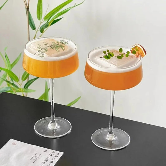 Set aus 2 Cocktailgläsern – Japanischer Stil – Kreatives Design – 250 ml