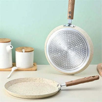 Antihaft Mini Pfanne für Pfannkuchen – Induktionsgeeignete Crêpe- & Omelett-Pfanne, 18x16 cm