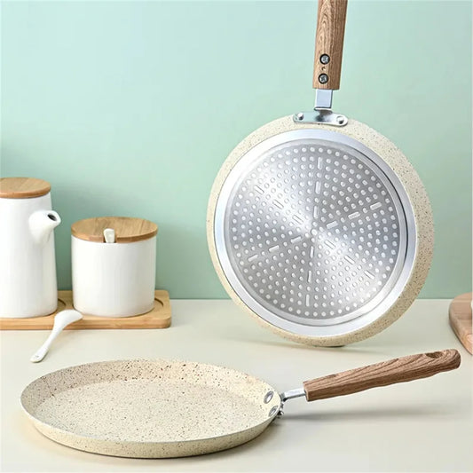 Antihaft Mini Pfanne für Pfannkuchen – Induktionsgeeignete Crêpe- & Omelett-Pfanne, 18x16 cm