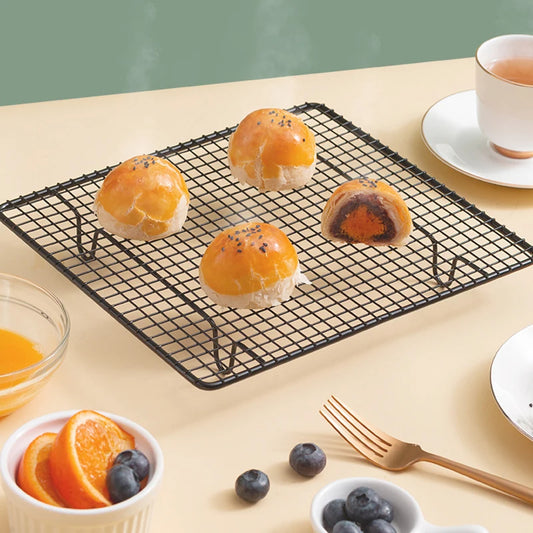 Antihaft-Kühlgitter für Kuchen, Gebäck und Brot – 27,5x25,5 cm