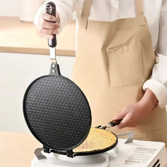 Doppelköpfige Loempia-Maschine 17 cm – Knusprige Frühlingsrollen, Haushaltsgerät für Gasherd