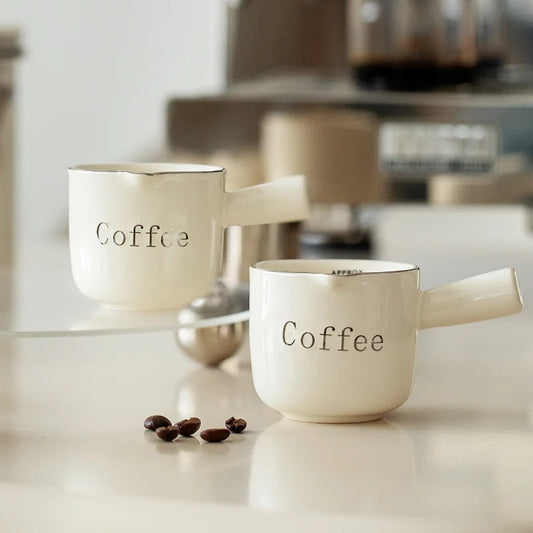 Mini Milchkanne aus Keramik – 100 ml für Latte Art & Kaffee
