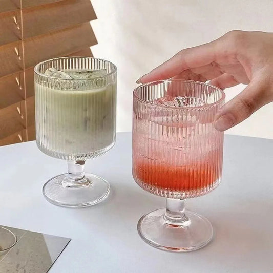 2er-Set Glasbecher – Hitzebeständig & Verdickt – 300 ml – Ideal für Saft & Espresso