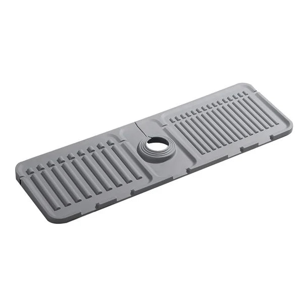 Wasserhahn-Silikonauflage – Tropfschutz für trockene Arbeitsplatten, 45 cm