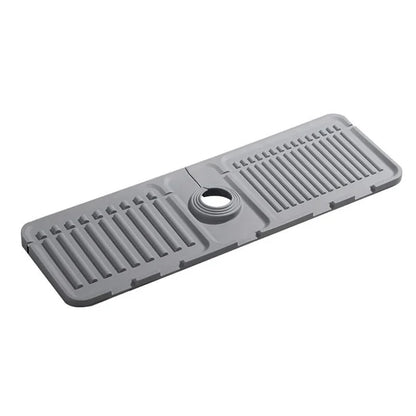Wasserhahn-Silikonauflage – Tropfschutz für trockene Arbeitsplatten, 45 cm