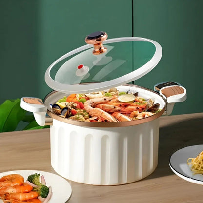 Schnellkochtopf | Antihaft | Energiesparendes Kochen | Stahl
