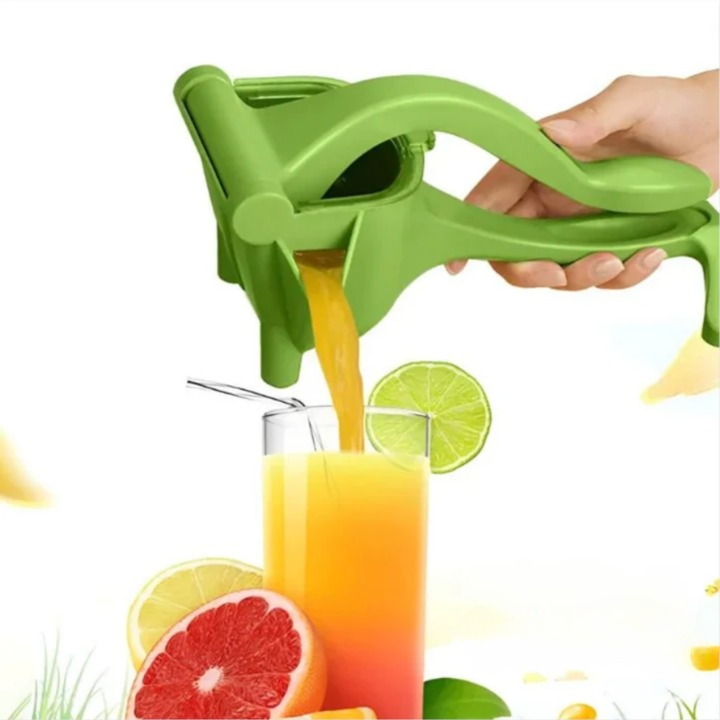 Manuelle Handpresse Entsafter aus Edelstahl für Zitrusfrüchte und Gemüse