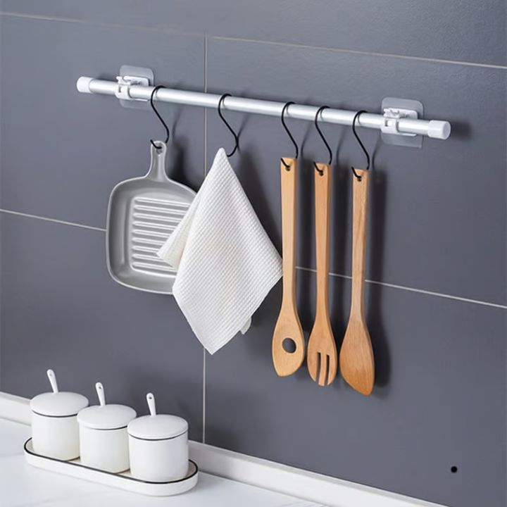 Selbstklebende Gardinenhaken ohne Bohren – 2er Set
