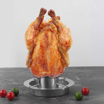 Bierdosen-Hähnchenhalter – Edelstahl Grillgestell für saftiges Geflügel – Antihaft, Stabil, BBQ & Backofen