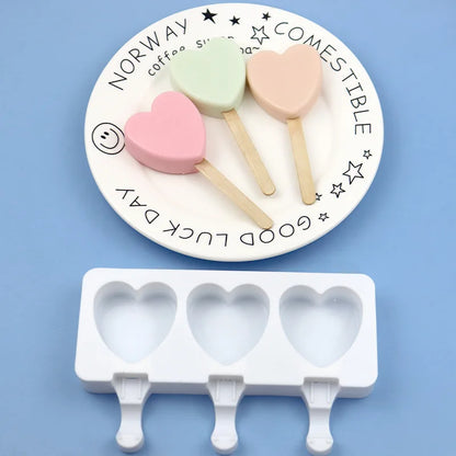 Eiswürfelform Herz & Pfote – Set aus 2 – Silikon, Lebensmittelecht – Für Schokolade, Pudding & Backen