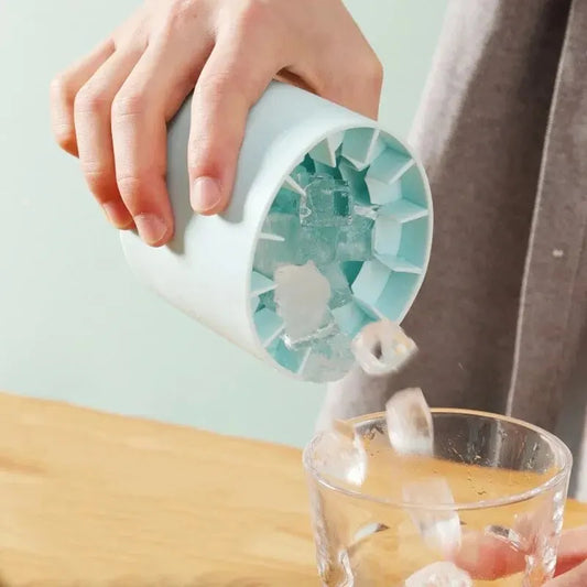 2er-Set Silikon Eiswürfelform – Runde Eiswürfel – DIY Eismacher für Cocktails & Getränke