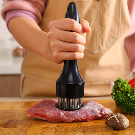 Edelstahl Fleischzartmacher mit Nadeln – Perfekt für Steaks & Fleischgerichte