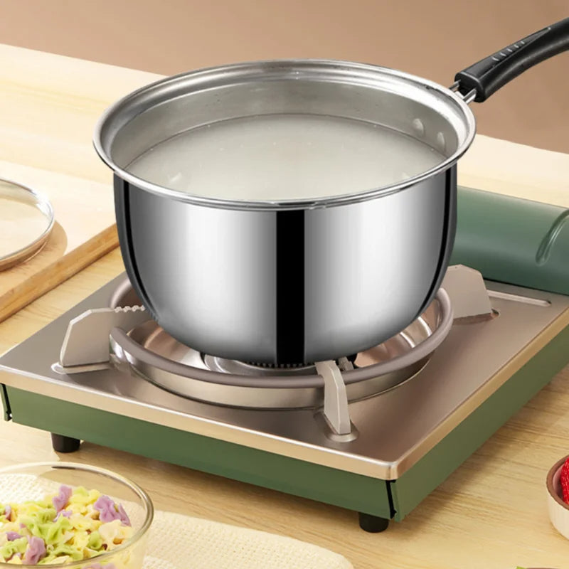 Edelstahl Soßentopf 18 cm – Antihaft, Hitzebeständig, Ideal für Milch, Kaffee & Suppe