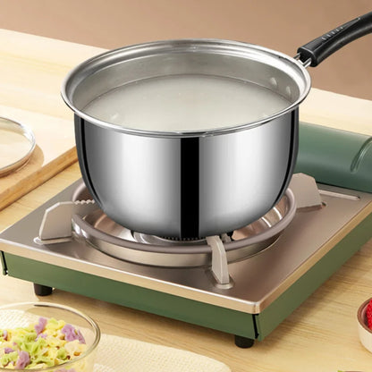 Edelstahl Soßentopf 18 cm – Antihaft, Hitzebeständig, Ideal für Milch, Kaffee & Suppe