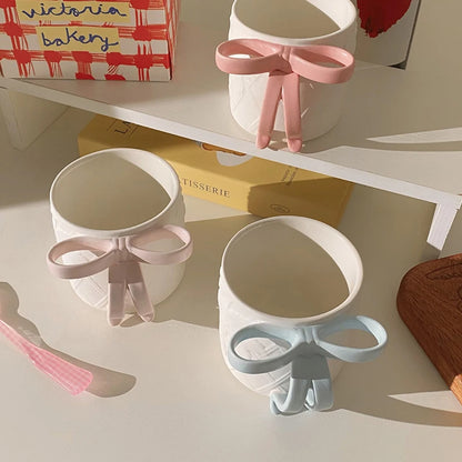 Keramik Tasse mit Schleifenhenkel – 300ml – Elegantes Design für Kaffee & Tee