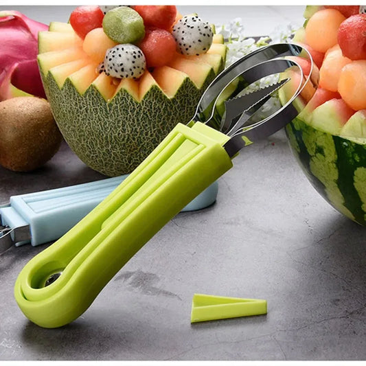 Wassermelonen Schneider – Praktischer Fruchtschneider für Melonen, Schnell & Einfach